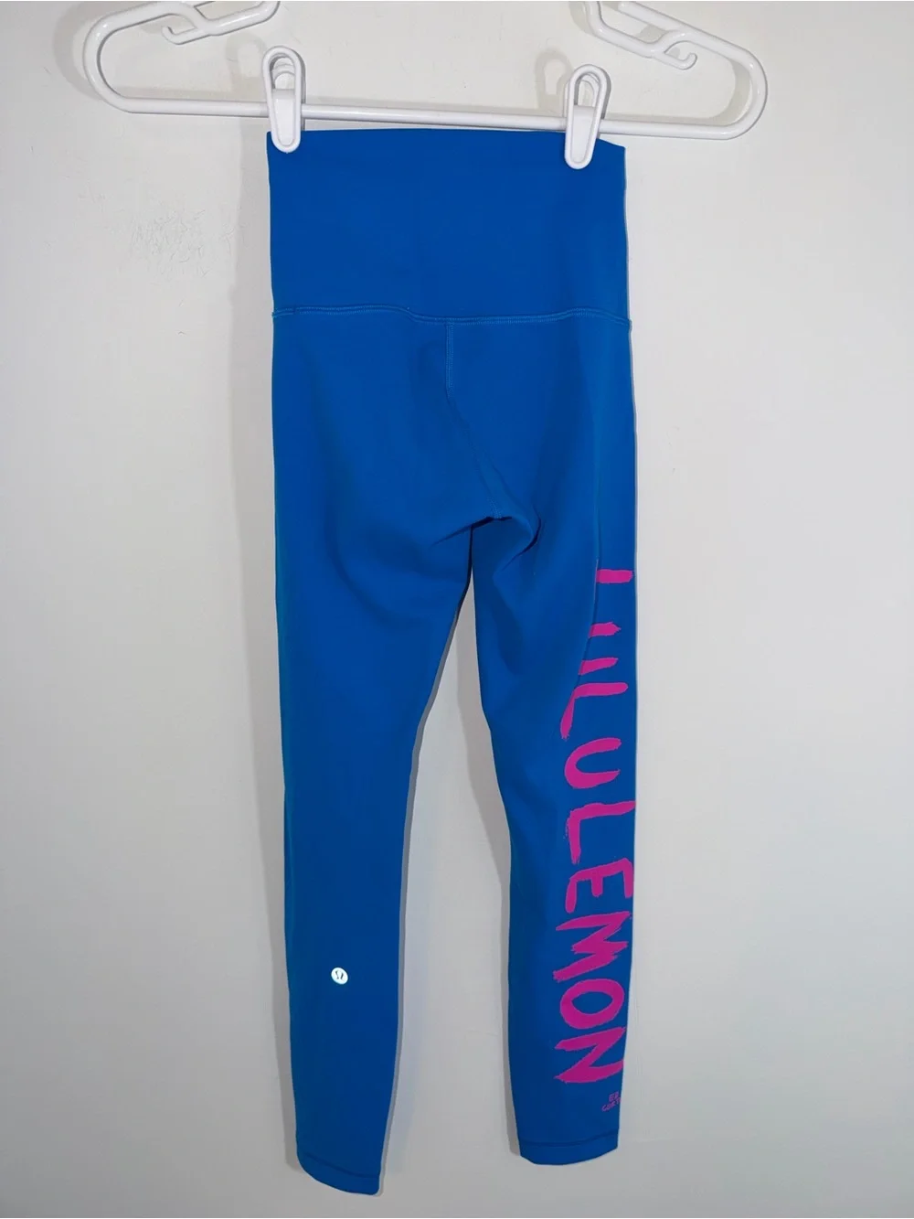 Lululemon Wunder Train High-Rise Tight leggings Ed Curtis - Poolside size 0